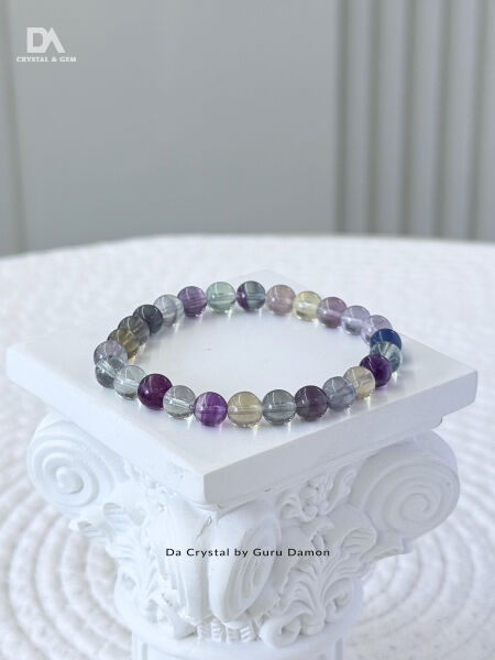 Fluorite Stone Crystal Bracelet