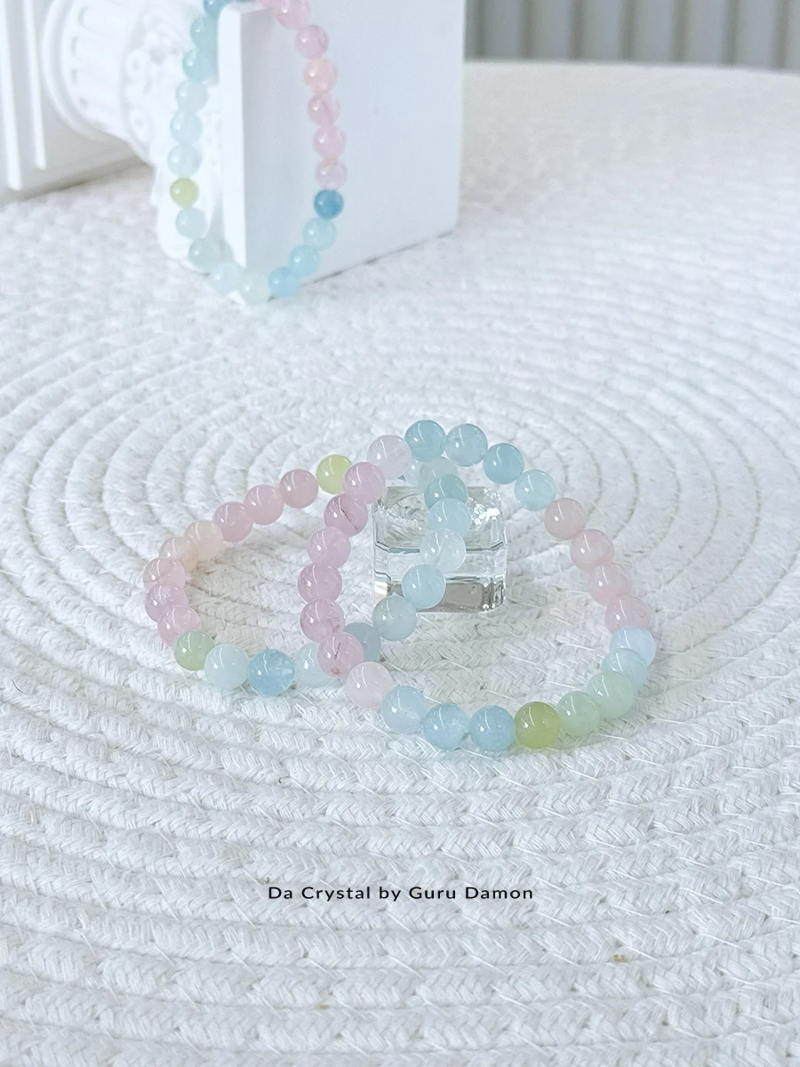 Morganite Crystal Bracelet