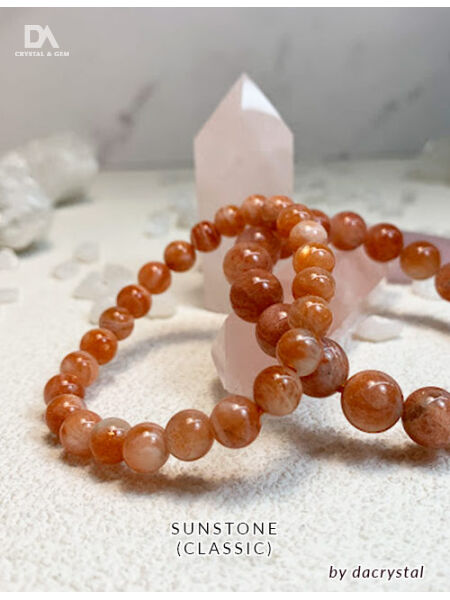 crystal bracelet for carrer advancement - classic sunstone bracelet