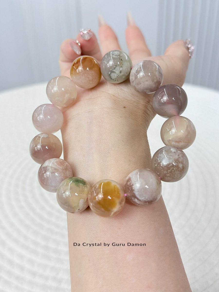 natural crystal agate crystal bracelet