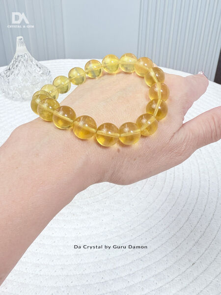 Gold Fluorite associated with Solar Plexus Chakra with ideal for personal growth.