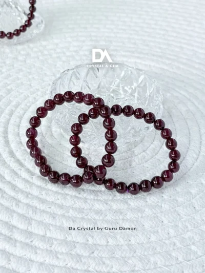 Best crystal rhodolite garnet bracelet for the ladies