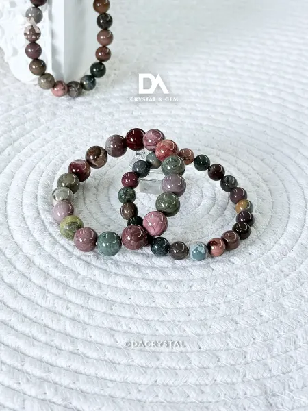 Alashan Agate Tropical Crystal Bracelet