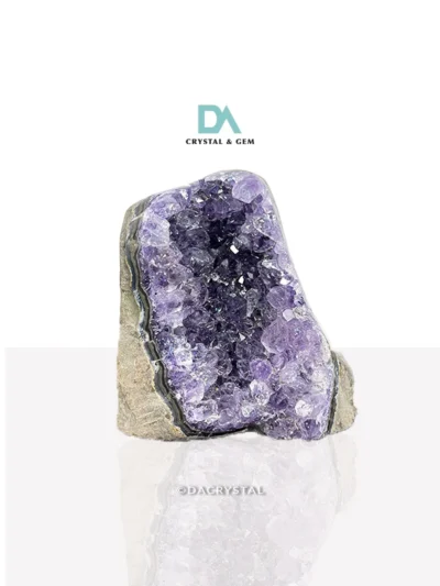 Deep Purple Amethyst Geode – Natural Crystal Cave for Calm and Energy Cleansing