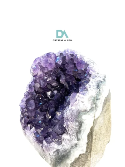 Natural Amethyst Geode Stone Crystal Cluster Photo by da crystal store malaysia