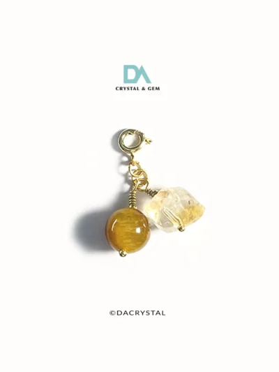 Da Crystal Handcrafted Crystal bracelet add-on charm Dangle for crystal bracelet, crystal necklace