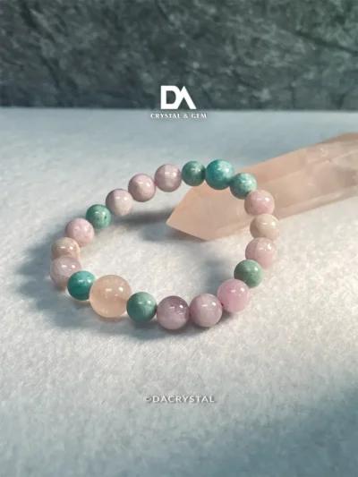 Harmonize Love crystal bracelet for emotional balance calm energy and gentle protection
