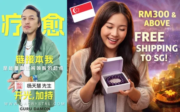 hooray, customer from Singapore can receive their crystal bracelet within 4 working days