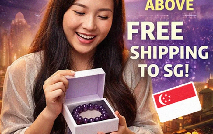 We ship crystal bracelet to Singapore from Malaysia at RM20