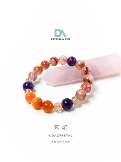 XUANYAN customized crystal bracelet for women and men crystal healing bracelet