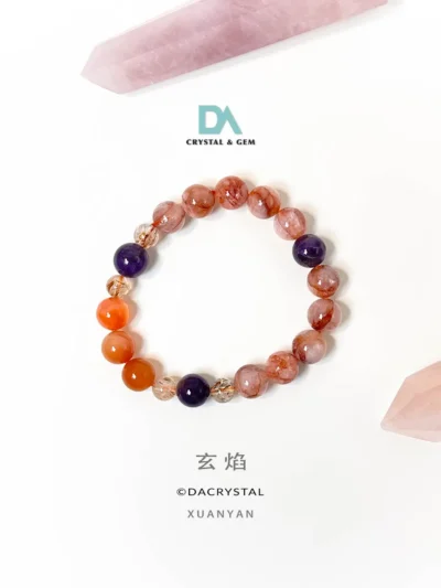 XUANYAN Wealth and protection crystal bracelet, customized crystal bracelet for unisex.