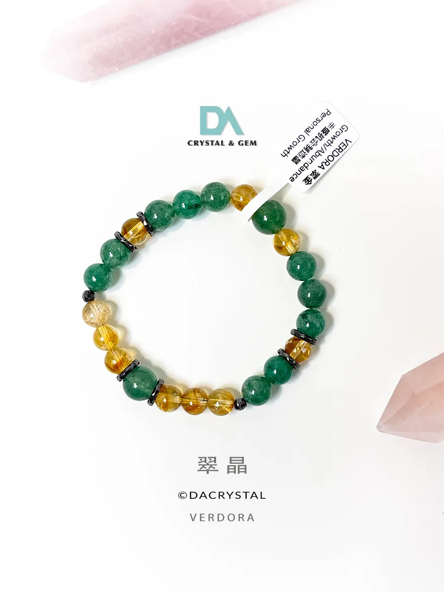 翠晶 VERDORA NATURAL CRYSTAL BRACELET