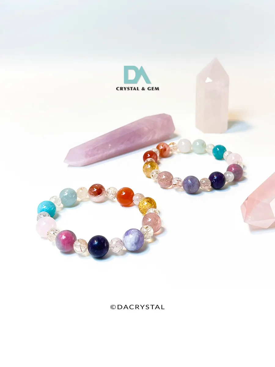 DACRYSTAL PERFECT10 CRYSTAL BRACELET 多宝水晶-宝光十色水晶手链