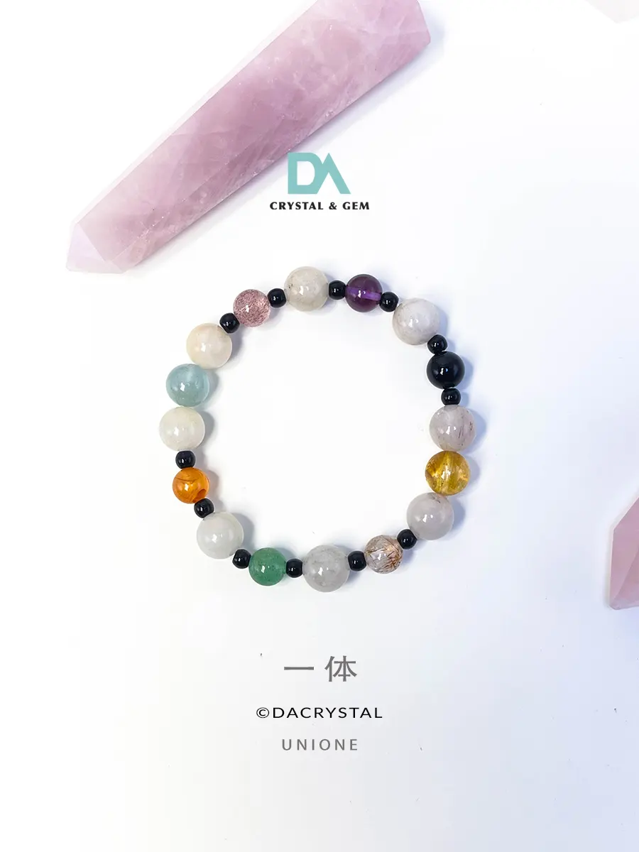 UNIONE一体 7脉轮水晶手串 UNISEX 7 CHAKRA CRYSTAL BRACELET