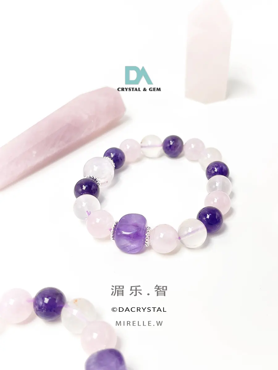 WISE SERIES MIRELLE 湄乐智 UNISEX CRYSTAL BRACELET BY DA CRYSTAL