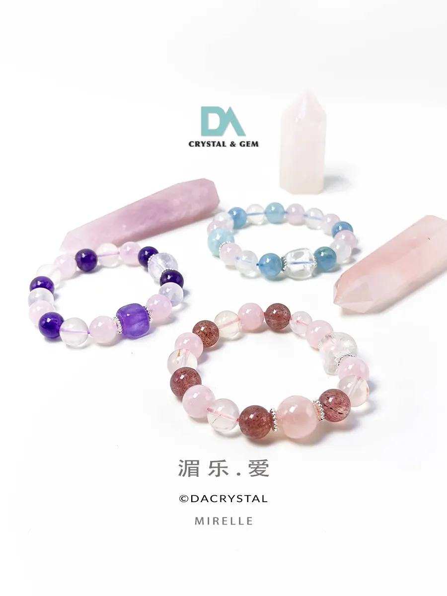 [NEW ARRIVAL] MIRELLE 湄乐 AVAILABLE IN 3 VARIATION. PICK AMONG MIRELLE WISE 湄乐智, MIRELLE CALM 湄乐宁, MIRELLE 湄乐爱. UNISEX CTYSTAL BRACELET