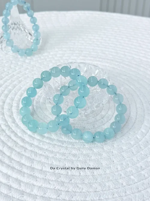 Shop Natural Aquamarine Bracelet with Da Crystal Shop