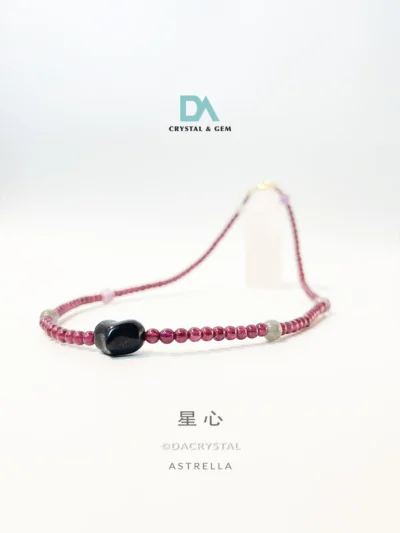 星心 Astrella Purple Garnet Hypersthene Amethyst Necklace